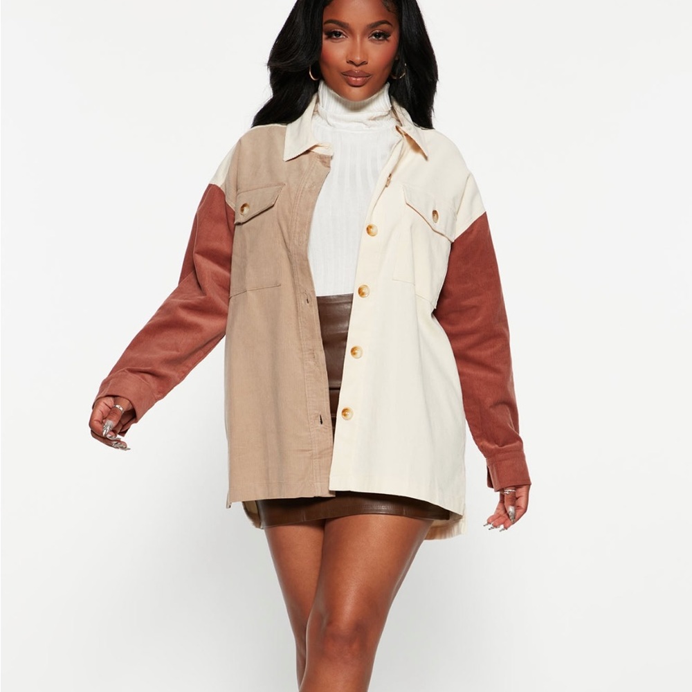 Fashion Nova corduroy shirt